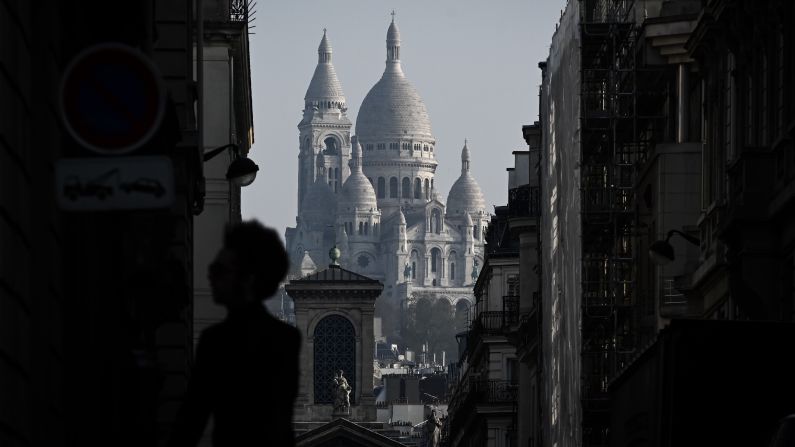 <strong>Paris:</strong> Sacré-Cœur Basilica, a Roman Catholic church, stands on Montmartre hill, the highest point in the French capital. 