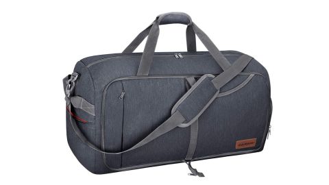 <strong>Canway 65L Travel Bag ($26.99; </strong><a href="https://www.amazon.com/Foldable-Weekender-Compartment-Water-proof-Resistant/dp/B07MCNK74W/ref=as_li_ss_tl?ie=UTF8&linkCode=ll1&tag=021850fivestar -20&linkId=5812e434411ede04666f6b61832eb77b&language=en_US" target="_blank" target="_blank"><strong>amazon.com</strong></a><strong>)</strong><br />