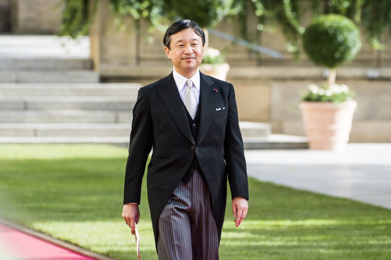 Japanese Crown Prince Naruhito attends a wedding in Luxembourg in 2012. He is the oldest son of Emperor Akihito.