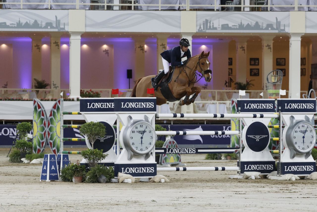 <strong>Doha:</strong> France's Julien Epaillard and Usual Suspect d'Auge raced to victory in the jump-off in the season opener in Doha.