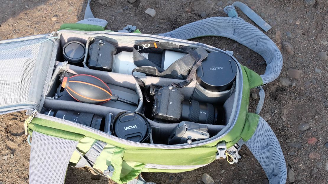 What's inside the bag? Albert Dros' Kyrgyzstan kit.