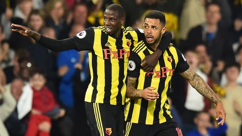 Southampton could not hold on for what would have been a crucial victory. Watford, who will face Manchester City in the FA Cup final, equalized in the final minute through Andre Gray (right).