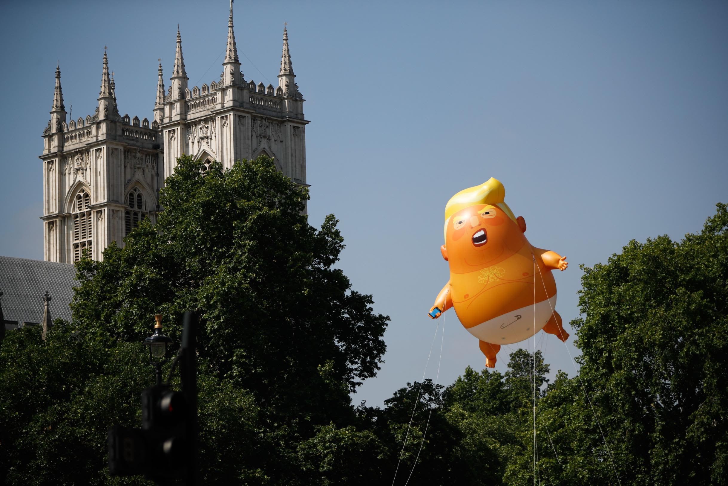 Trump Baby Balloon Blimp Float Shirt Funny Not My President