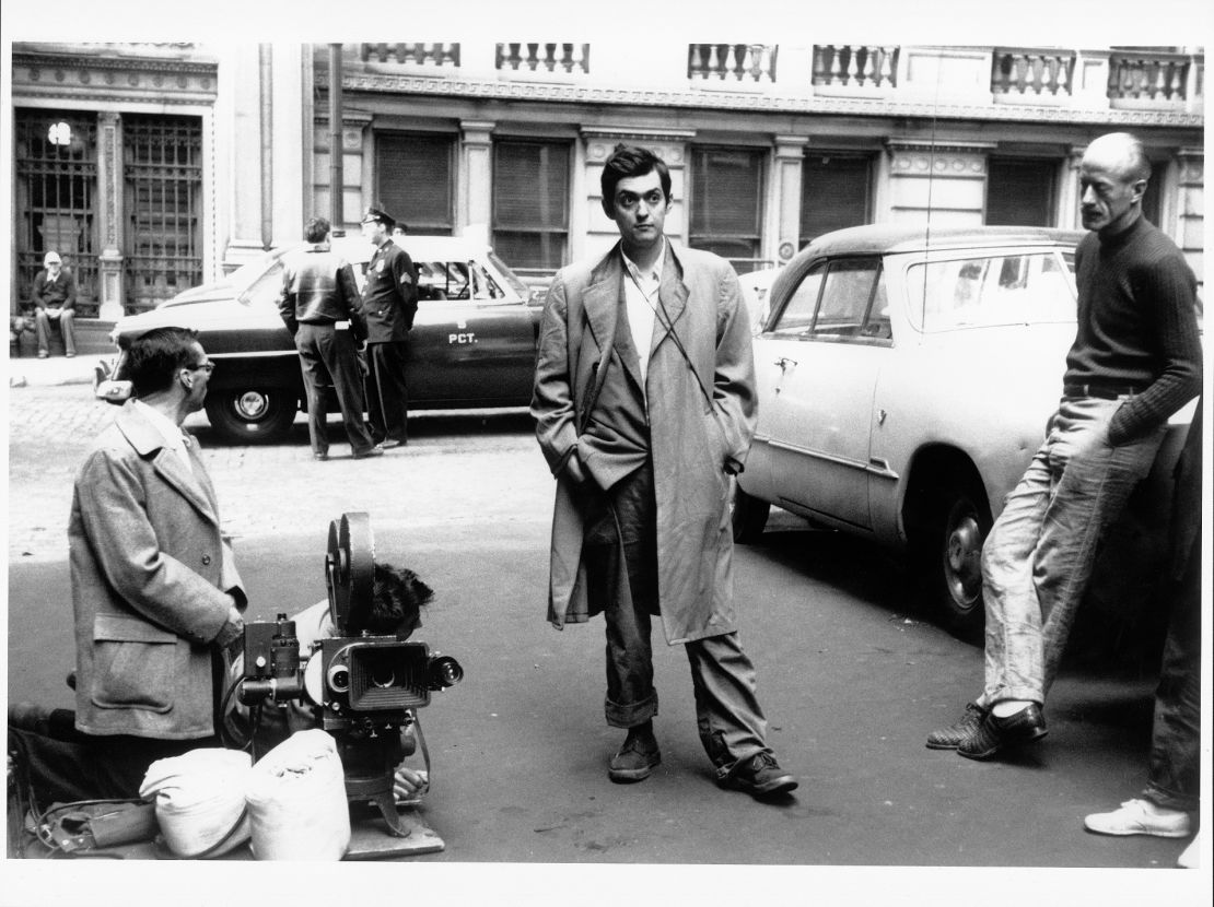 Stanley Kubrick during the filming of "Killer's Kiss" in 1955.