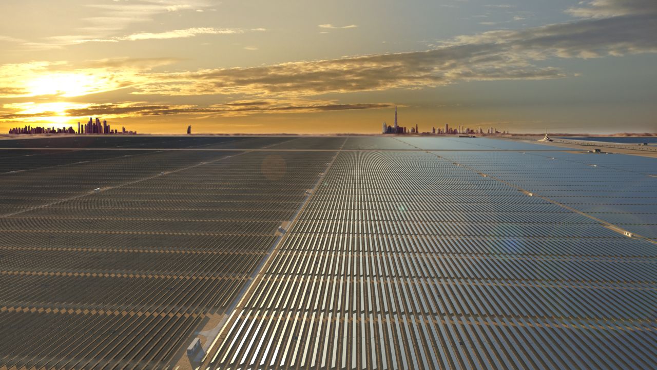 Dubai's Mohammed Bin Rashid Al Maktoum Solar Park. 