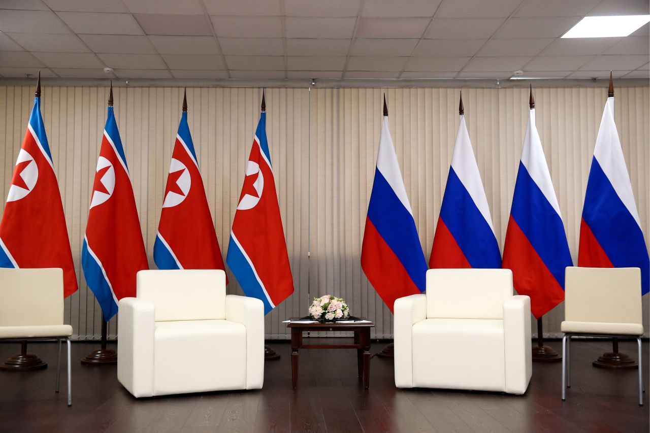 Preparations for a Russia - North Korea summit at the Far Eastern Federal University (FEFU) on Russky Island on Thursday. 