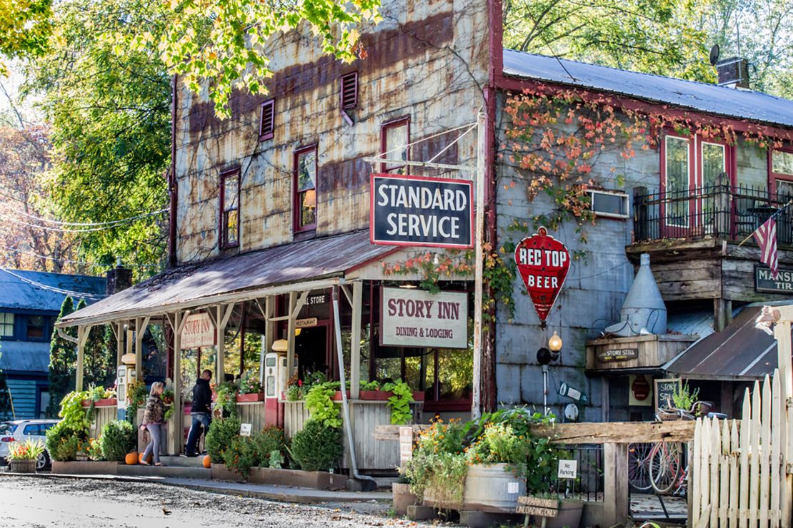 The heart of Story, Indiana, is the general store, where there is an inn and restaurant.