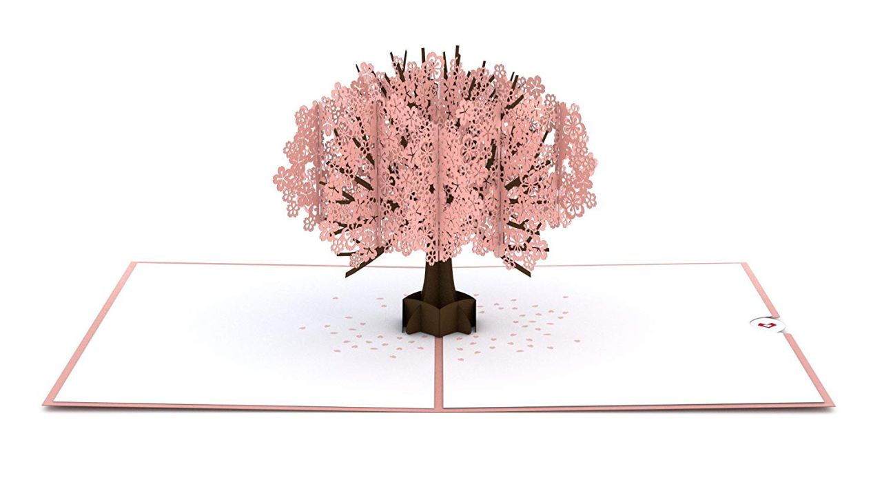 <strong>Lovepop Cherry Blossom Pop Up Card ($10.98; </strong><a href="https://amzn.to/2ZzTjbV" target="_blank" target="_blank"><strong>amazon.com</strong></a><strong>)</strong>