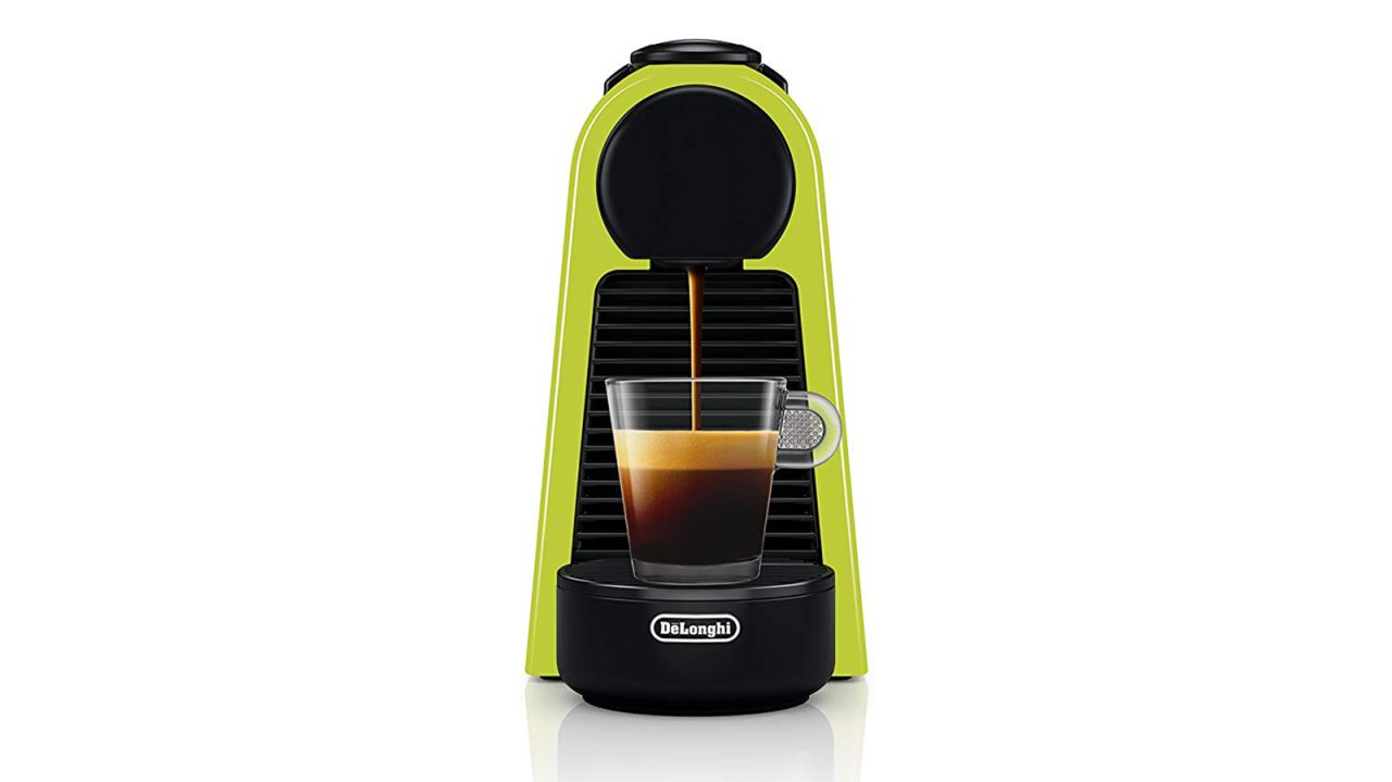 <strong>Nespresso Essenza Mini Espresso Machine by De'Longhi in Lime ($134.99, originally $149; </strong><a href="https://amzn.to/2ZAN6fO" target="_blank" target="_blank"><strong>amazon.com</strong></a><strong>)</strong>