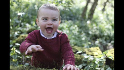 <a href="https://www.cnn.com/2019/04/22/uk/uk-prince-louis-photos-first-birthday-scli-intl-gbr/index.html" target="_blank">Three new photos</a> of Britain's Prince Louis were released ahead of his first birthday on Tuesday, April 23. The photos were taken by his mother Catherine, the Duchess of Cambridge, and they show him outside the family's country residence in Anmer, England.