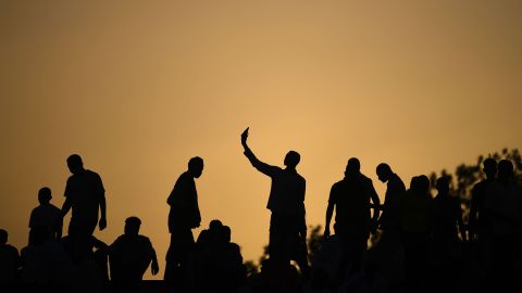 Sudanese protesters gather outside the army headquarters in Khartoum on Monday, April 22. President Omar al-Bashir <a href="http://www.cnn.com/2019/04/11/photos/gallery/sudan-protests/index.html" target="_blank">was recently forced from power</a> in a military coup. His removal comes amid an uprising that has seen thousands take to the streets across the country. <a href="http://www.cnn.com/2019/04/18/world/gallery/week-in-photos-0419/index.html" target="_blank">See last week in 20 photos</a>
