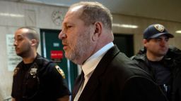 Disgraced Hollywood mogul Harvey Weinstein enters State Supreme Court on April 26, 2019 in New York, for a pre-trial hearing over sexual assault charges. (Photo by Johannes EISELE / AFP)        (Photo credit should read JOHANNES EISELE/AFP/Getty Images)