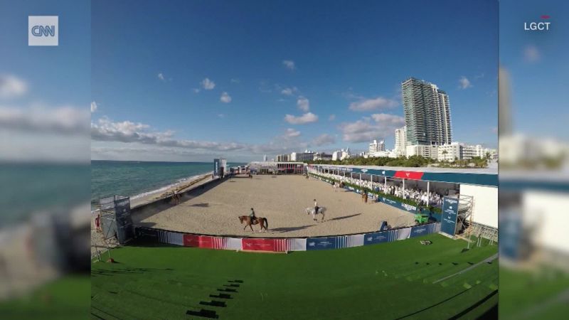 LGCT Miami Building a stadium on the sand