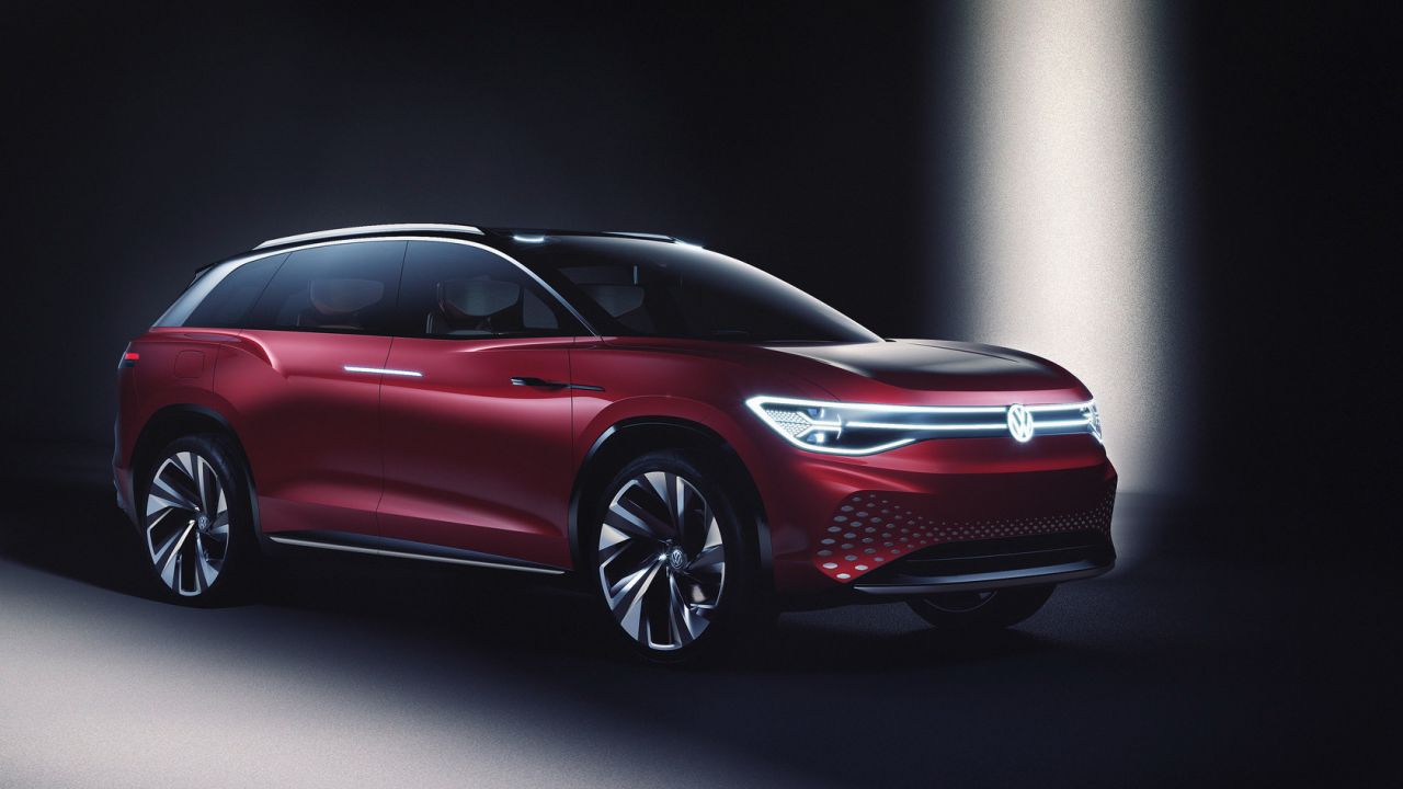 The ID Roomz, unveiled in Shanghai, is a big SUV.