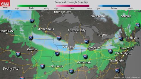 Snow forecast 4/27/19