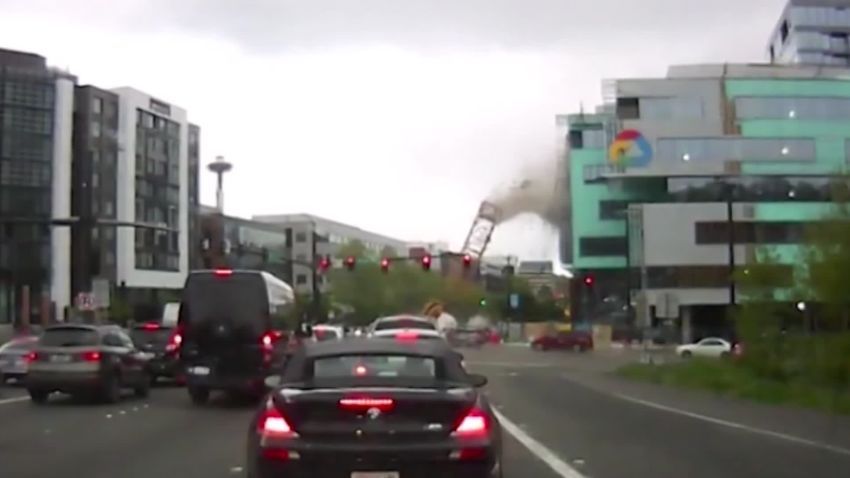 crane collapse video still