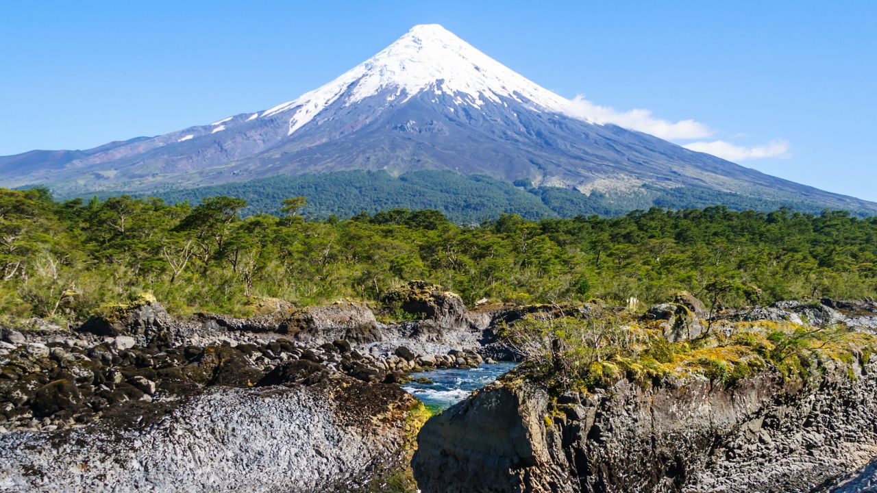 Scientists found the human footprint at an archaeological site near Osorno, Chile.