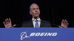 CHICAGO, ILLINOIS - APRIL 29: Boeing Chief Executive Dennis Muilenburg speaks during a press conference after the annual shareholders meeting at the Field Museum on April 29, 2019 in Chicago, Illinois. Boeing announced earnings fell 21 percent in the first quarter after multiple crashes of the company's bestselling plane the 737 Max. (Photo by Jim Young-Pool/Getty Images)