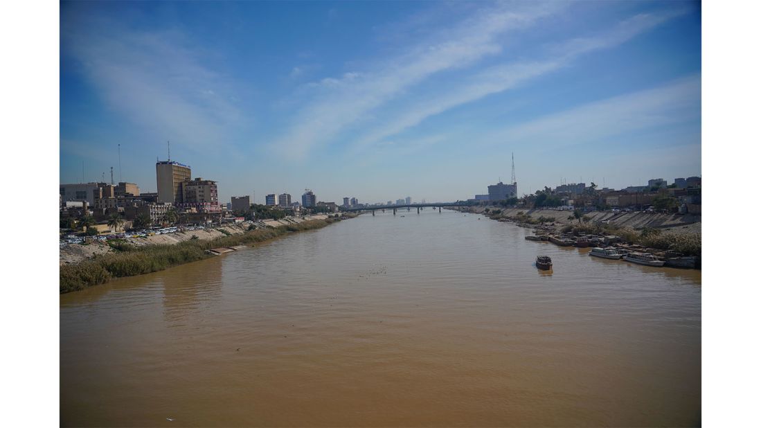 <strong>Rules and regulations:</strong> Lindgren took this shot of the Tigris river in central Baghdad. He says there are lots of rules for visiting Iraq. Tourists are required to have a government-licensed guide when traveling between cities. 