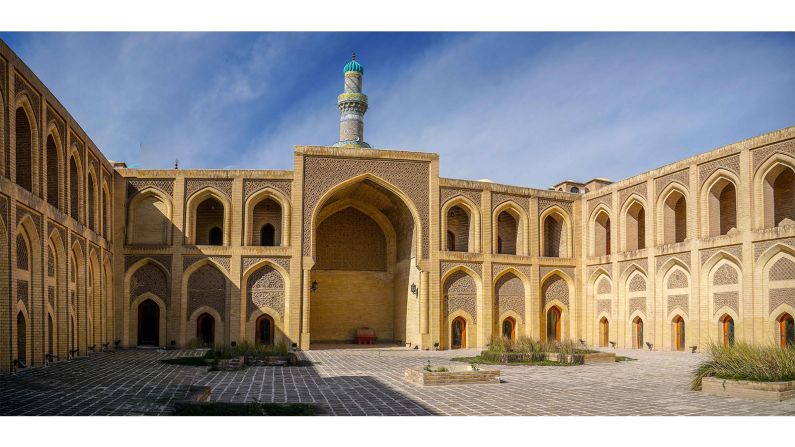 <strong>Complex process:</strong> Visiting Iraq isn't straightforward -- the visa application process is pretty lengthy and complex. Lindgren took this photograph of the Mustansiriya Madrasah building, an historic religious school in Baghdad.