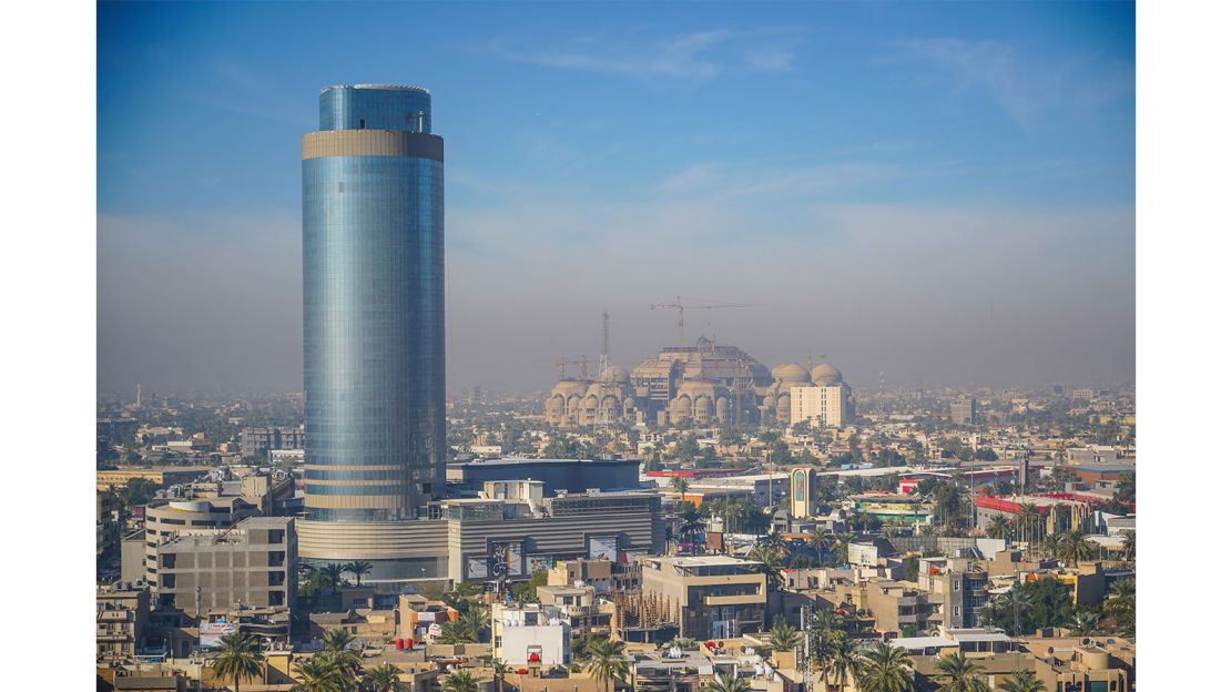 Lindgren took this snap of Baghdad's cityscape.