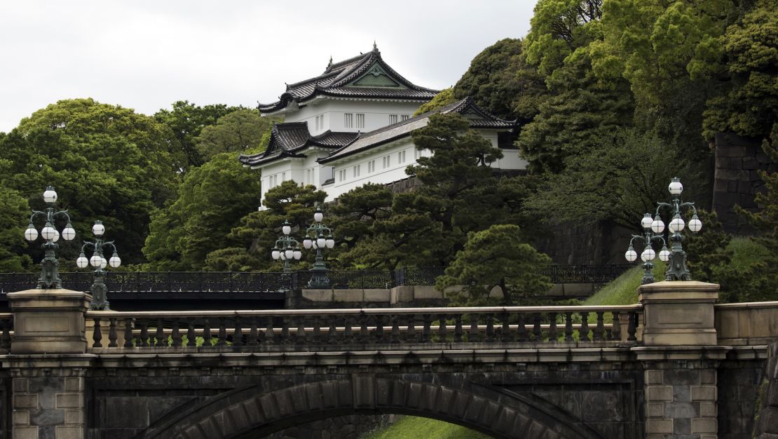 The Imperial Palace, seen on April 29, 2019 in Tokyo, Japan, ahead of Emperor Akihito's abdication.