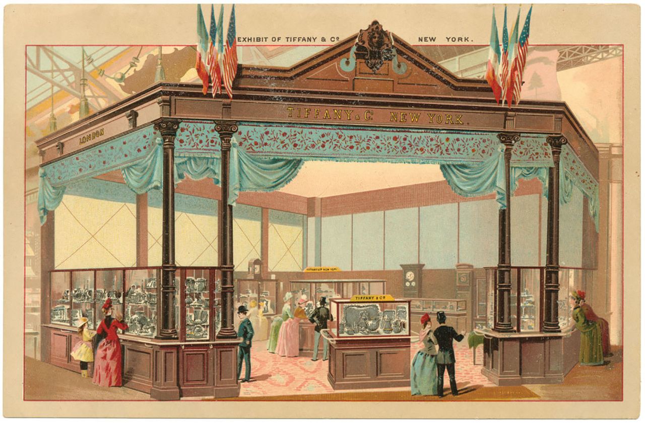 Tiffany's pavilion at the 1889 Paris World's Fair.