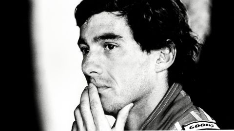 Ayrton Senna captured by Chris Smith in 1991.