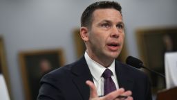 WASHINGTON, DC - APRIL 30:  Acting U.S. Homeland Security Secretary Kevin McAleenan testifies during a hearing before the Homeland Security Subcommittee of House Appropriations Committee April 30, 2019 on Capitol Hill in Washington, DC. The subcommittee held a hearing on "FY2020 Budget Hearing - Department of Homeland Security." (Photo by Alex Wong/Getty Images)
