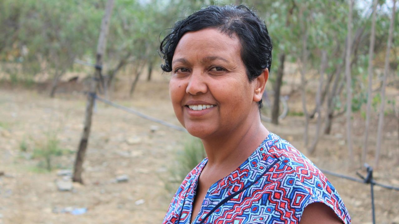 Freweini Mebrahtu temporarily transformed her business to provide -- and push for -- Covid-19 safety measures in Ethiopia.