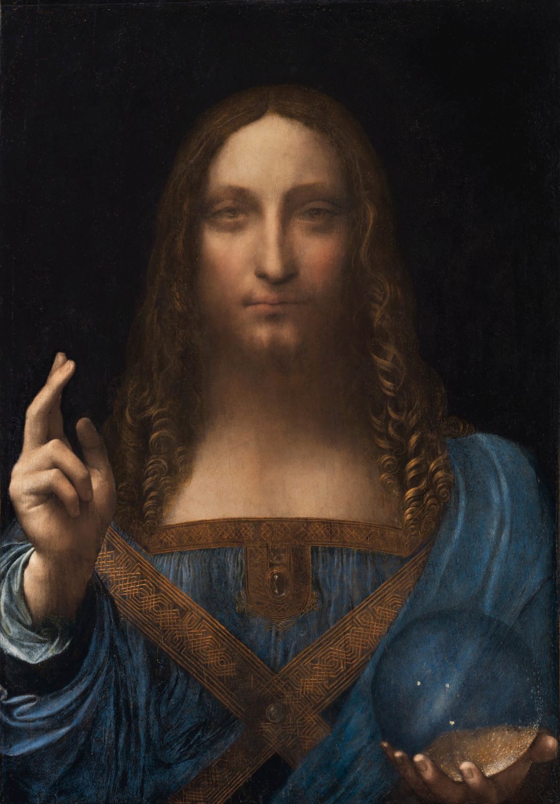 "Salvator Mundi" hasn't been seen since 2017, when it sold for $450.3 million at Christie's.