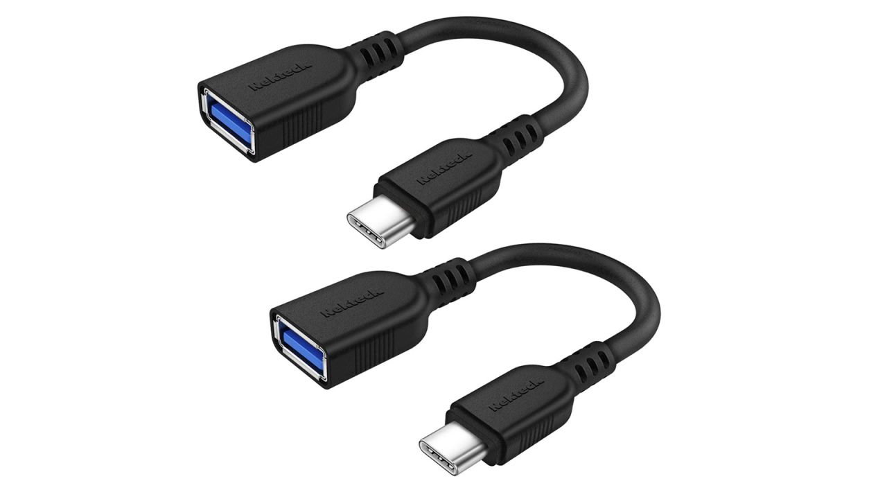 <strong>2 Pack USB C to USB A Adapter ($8.99; </strong><a href="https://www.amazon.com/Nekteck-Certified-Adapter-Support-Function/dp/B06XZX464L/ref=as_li_ss_tl?keywords=USB+c+to+usb+a&qid=1556657272&s=gateway&sr=8-6&linkCode=ll1&tag=06185startech-20&linkId=7c1980b73bd61da65ac8007eb196cac9&language=en_US" target="_blank" target="_blank"><strong>amazon.com</strong></a><strong>)</strong>