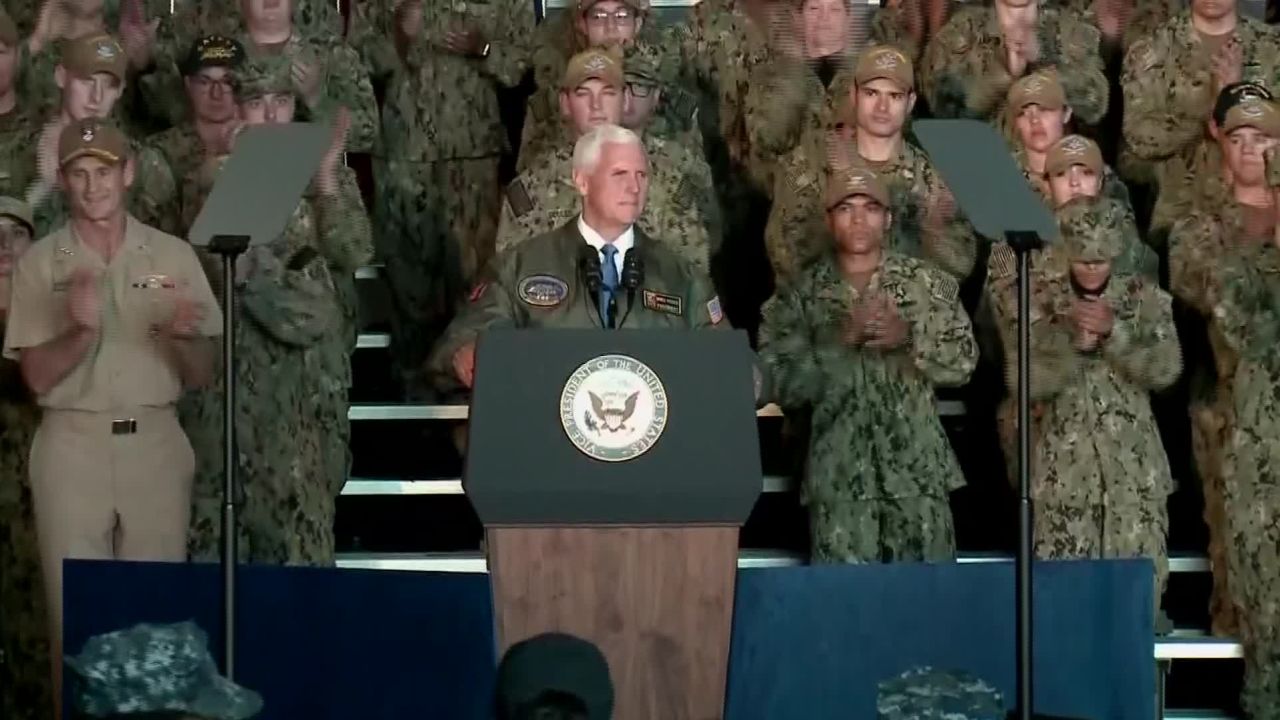 Pence USS Harry S. Truman