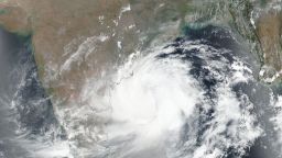 Cyclone Fani near India