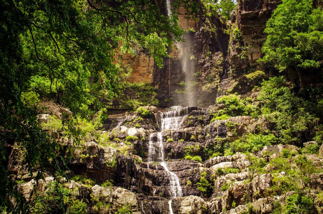 India's Talakona Waterfall is located in southeast India's Sri Venkateswara National Park. 
