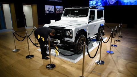Previous versions of the Defender, pictured here, were known for their boxy styling.