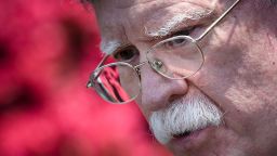 US National Security Advisor John Bolton speaks to reporters about Venezuela outside the West Wing of the White House  April 30, 2019, in Washington, DC. (Photo by Brendan Smialowski / AFP)        (Photo credit should read BRENDAN SMIALOWSKI/AFP/Getty Images)