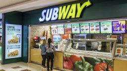 The Subway counter inside Galerias Pacifico mall. (Photo by: Jeffrey Greenberg/UIG via Getty Images)