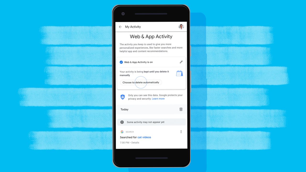 Google is adding auto-delete tools for location history data and web and app activity.