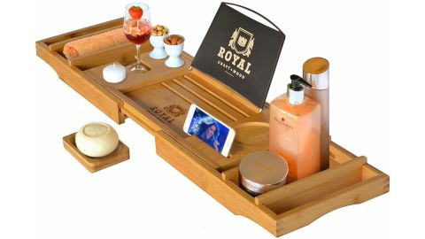 <strong>Royal Craft Wood Luxury Bathtub Caddy Tray ($44.97; </strong><a href="https://amzn.to/2vzgS6R" target="_blank" target="_blank"><strong>amazon.com</strong></a><strong>)</strong><br />This luxurious bathtub caddy can hold mom's wine glass, phone, book (or Kindle), snacks and anything else she needs to relax<br />