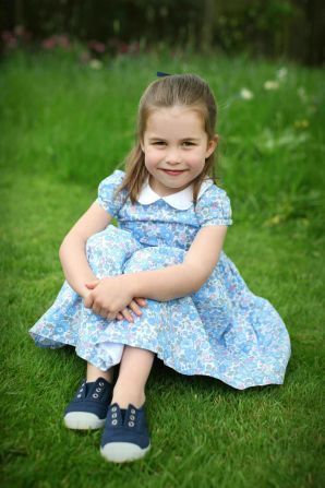 Kensington Palace released this undated photo of Charlotte <a href="index.php?page=&url=https%3A%2F%2Fedition.cnn.com%2F2019%2F05%2F01%2Fuk%2Fprincess-charlotte-birthday-photos-trnd%2Findex.html" target="_blank">to mark her fourth birthday</a> in May 2019. The photo was taken by Charlotte's mother Catherine, the Duchess of Cambridge, at their home in Norfolk, England. Charlotte is fourth in line to the British throne behind her grandfather, Prince Charles; her father, William; and her big brother, George.