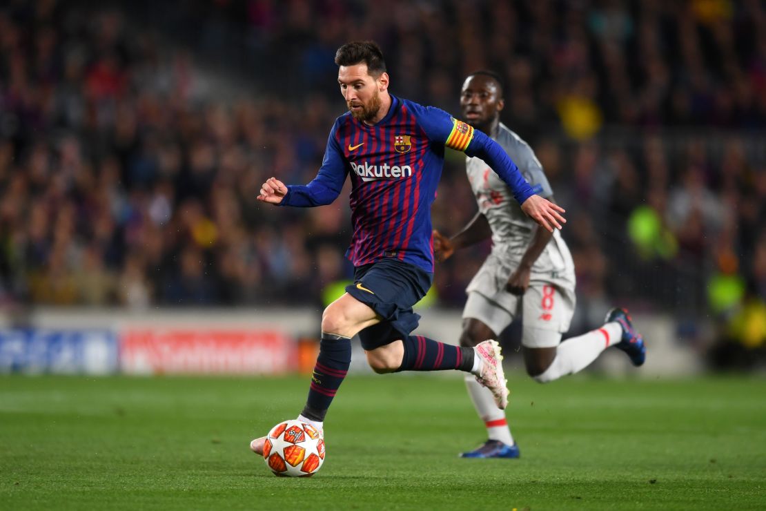 Messi struggled to make an impact in the early stages of the contest.