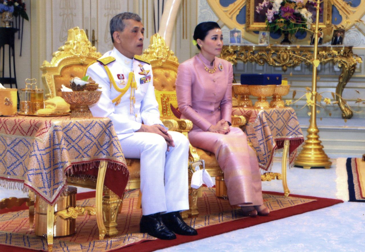 Vajiralongkorn <a href="https://www.cnn.com/2019/05/01/asia/thailand-royals-queen-intl/index.html" target="_blank">married his fourth wife,</a> Gen. Suthida Vajiralongkorn Na Ayudhya, in May 2019. It was just days before his formal coronation.