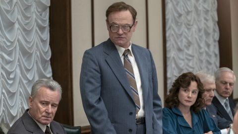 Stellan Skarsgard, Jared Harris and Emily Watson, from left, in "Chernobyl."