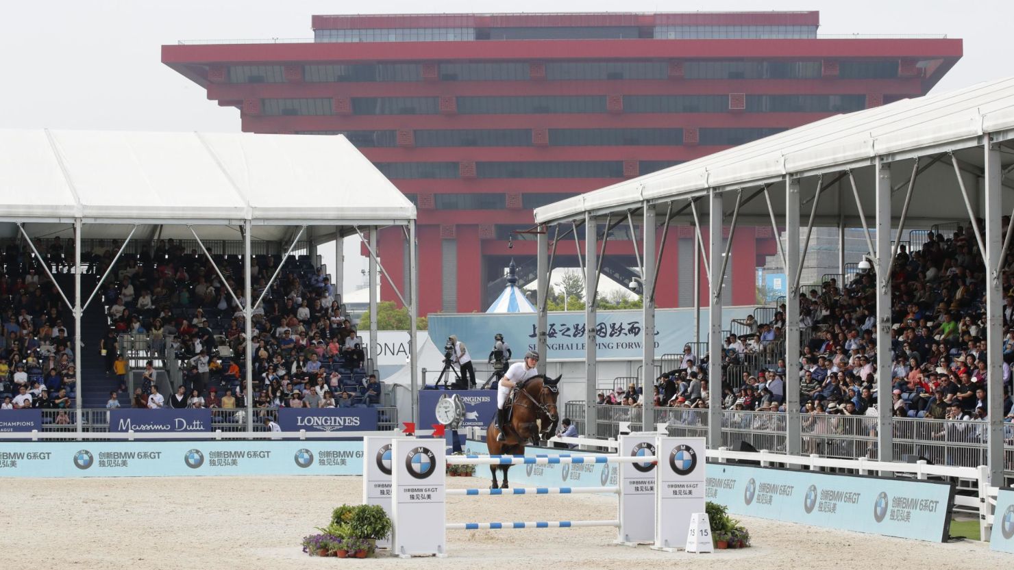 The Longines Global Champions Tour heads to Shanghai in China. 