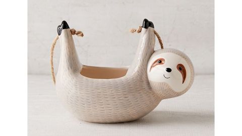 Sloth Hanging Planter ($18; <a href="https://click.linksynergy.com/deeplink?id=Fr/49/7rhGg&mid=43176&u1=0430giftsformom&murl=https%3A%2F%2Fwww.urbanoutfitters.com%2Fshop%2Fsloth-hanging-planter" target="_blank" target="_blank">urbanoutfitters.com</a>)