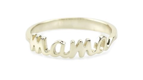 Mama Script Ring ($45-$50;<a href="https://click.linksynergy.com/deeplink?id=Fr/49/7rhGg&mid=1237&u1=0430giftsformom&murl=https%3A%2F%2Fshop.nordstrom.com%2Fs%2Fkris-nations-mama-script-ring%2F4811806" target="_blank" target="_blank"> nordstrom.com</a>)