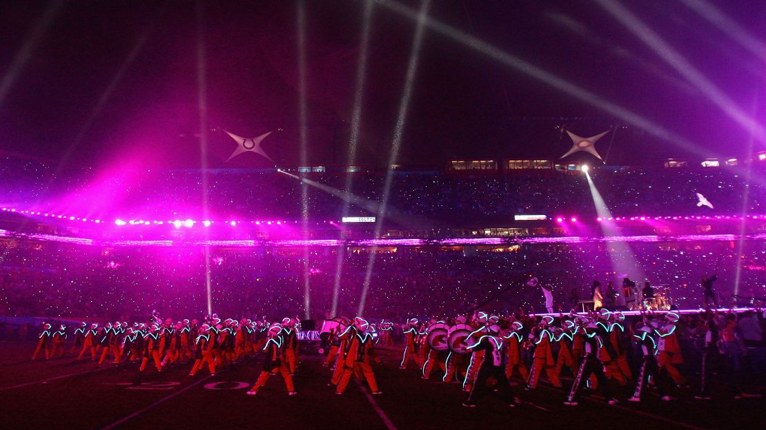 Prince performed with the Florida A&M University marching band during the Super Bowl halftime show in 2007.