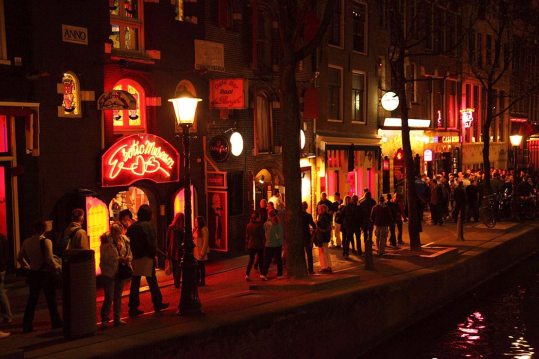 Amsterdam's Red Light District has been a center for sex work since the 1200s.