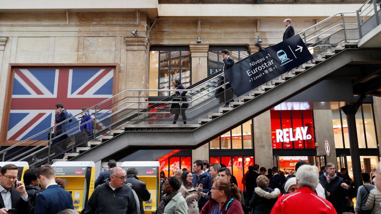 Underwhelming: Gare du Nord station in Paris.